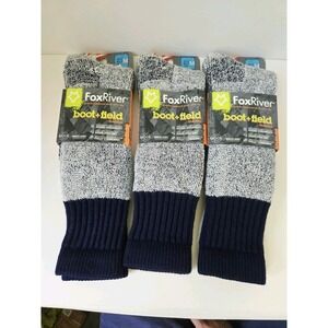 Fox River boot + field socks lot 3 pairs size M unisex M 5-9 Wm 6-10 thermal